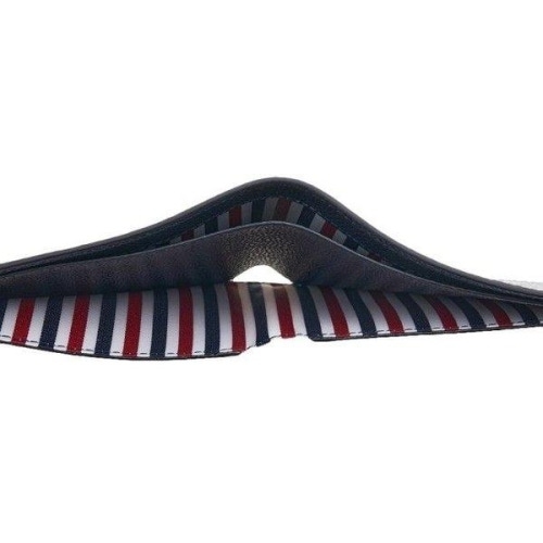 Thom Browne Anchor Grain Leather Wallet Navy 착용 스타일
