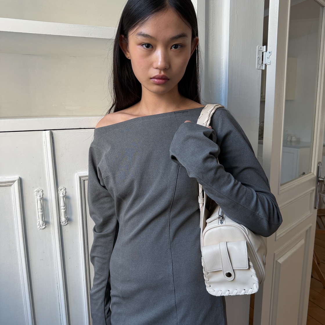 LOTSYOU_Megan Fox Dress CHARCOAL(Megan Fox Dress CHARCOAL) - 4