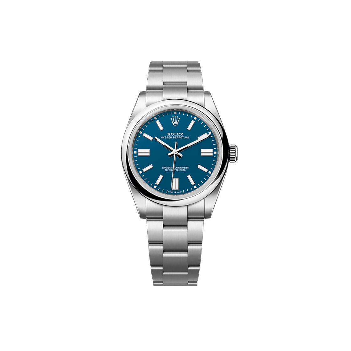 롤렉스 오이스터 퍼페츄얼 41-134300 메드 블루 바 오이스터 NO.7542(Rolex Oyster Perpetual 41 - Med Blue Bar Oyster No. 7542) - 1