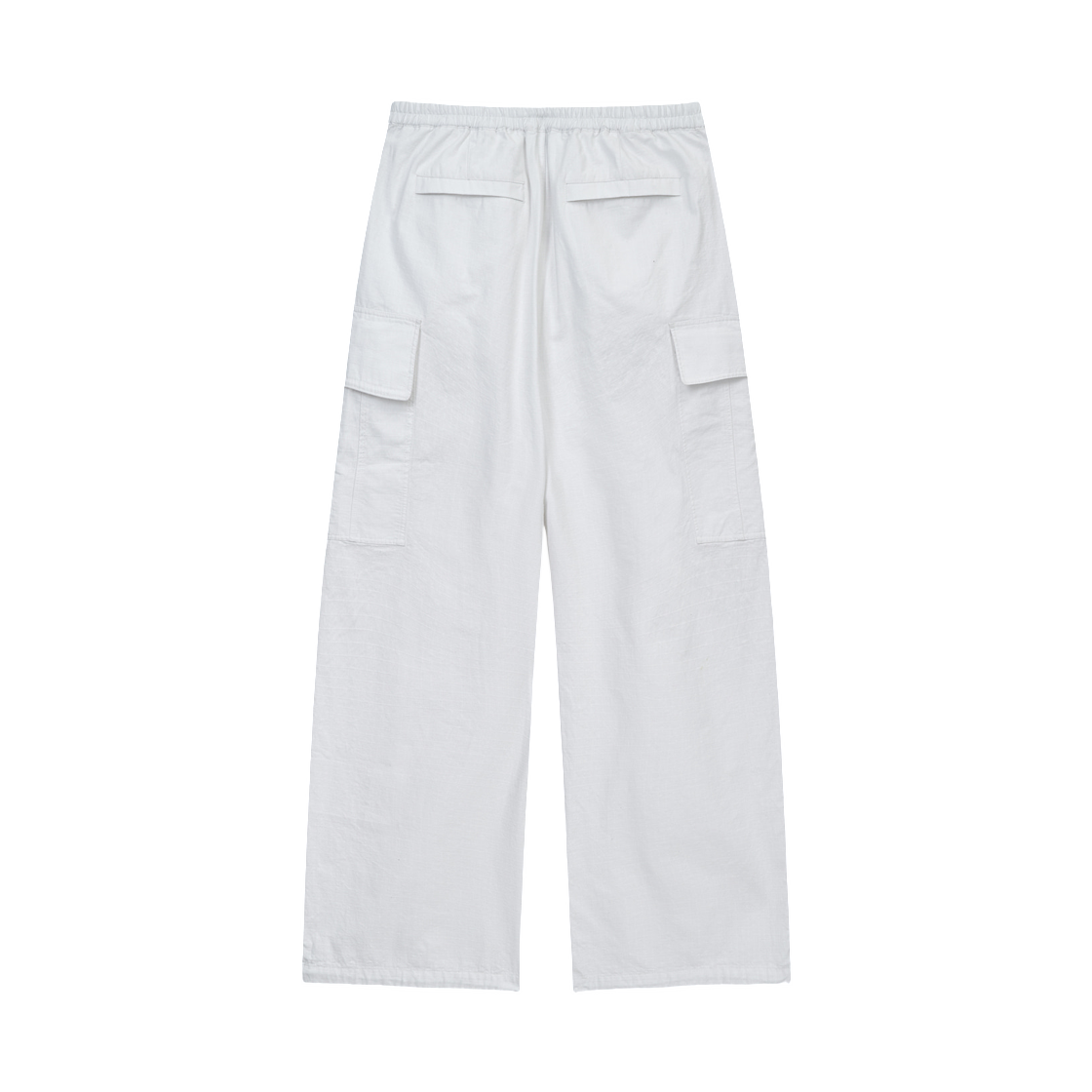 (W) 마뗑킴 드로우스트링 헴 카고 팬츠 아이보리((W) Matin Kim Drawstring Hem Cargo Pants In Ivory) - 2