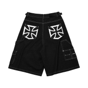 [KREAM 단독] Flavorism Carpenter Bermuda Denim Pants Black
