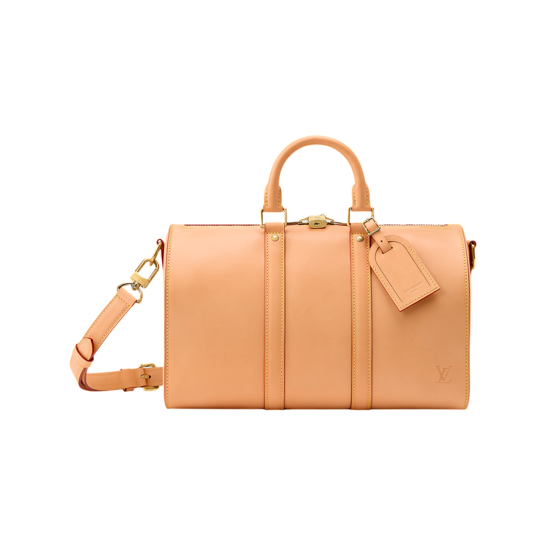 M27954 Louis Vuitton Keepall Bandouliere 35 Natural Cowhide Leather