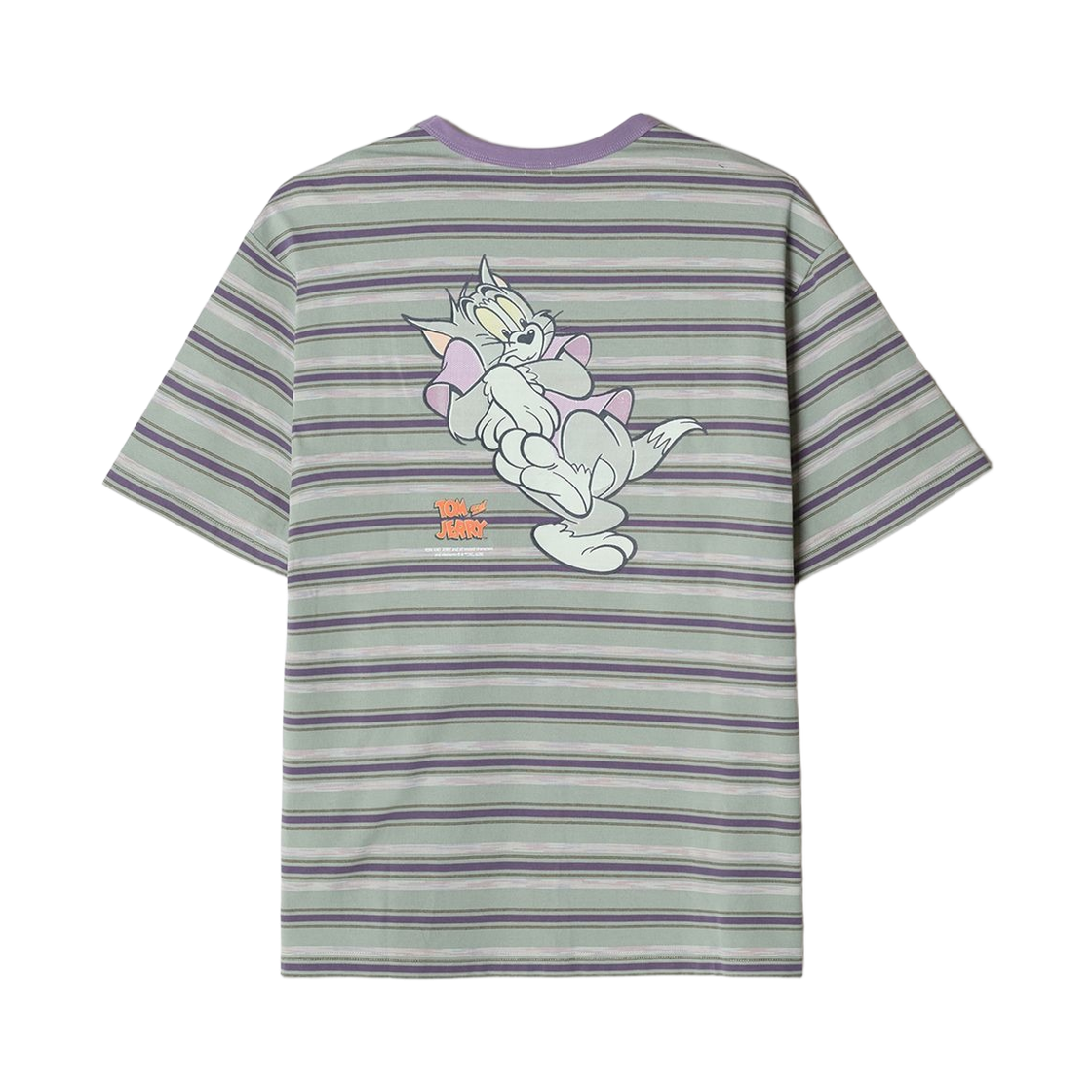 스파오 x 톰과 제리 스트라이프 숏슬리브 티셔츠 믹스(Spao x Tom & Jerry Stripe Short Sleeve T-Shirt Mix) - 1