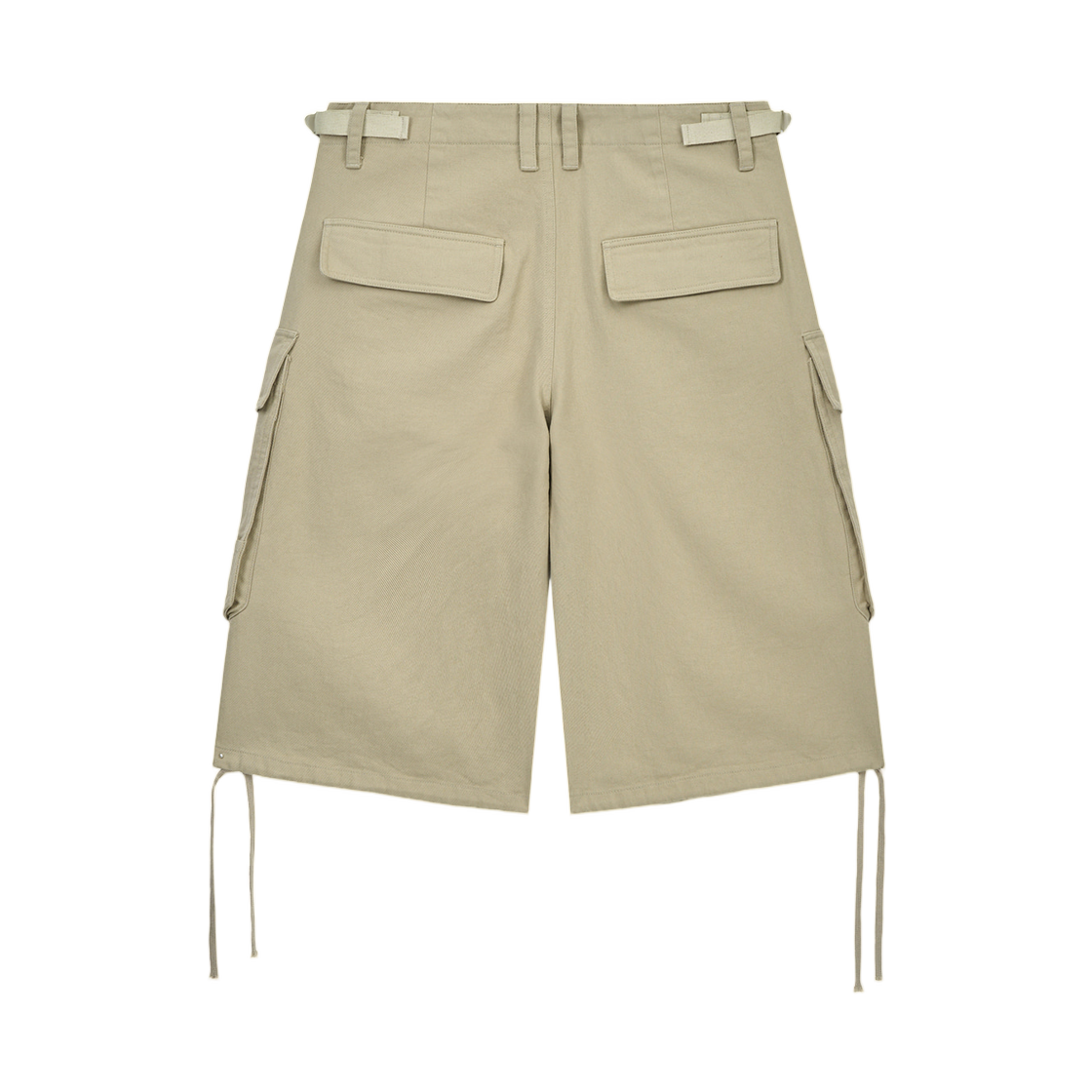 (W) 마뗑킴 유틸리티 카고 버뮤다 팬츠 베이지((W) Matin Kim Utility Cargo Bermuda Pants In Beige) - 2