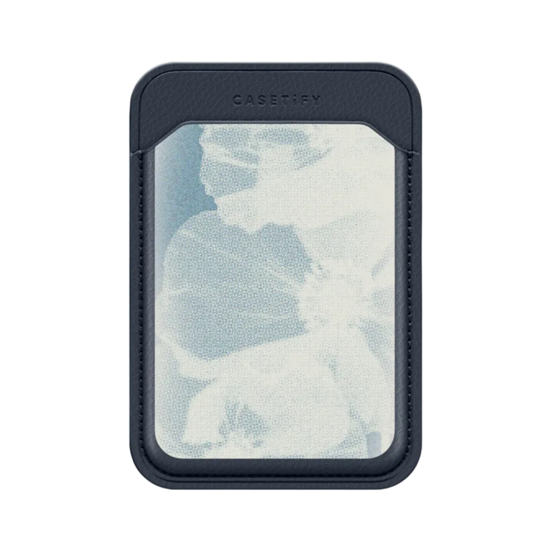 케이스티파이 모레큘러 포피스 스내피 바이오베그 맥세이프 카드 월렛 네이비(Casetify Molecular Poppies Snappy Bioveg Magsafe Card Wallet Navy)