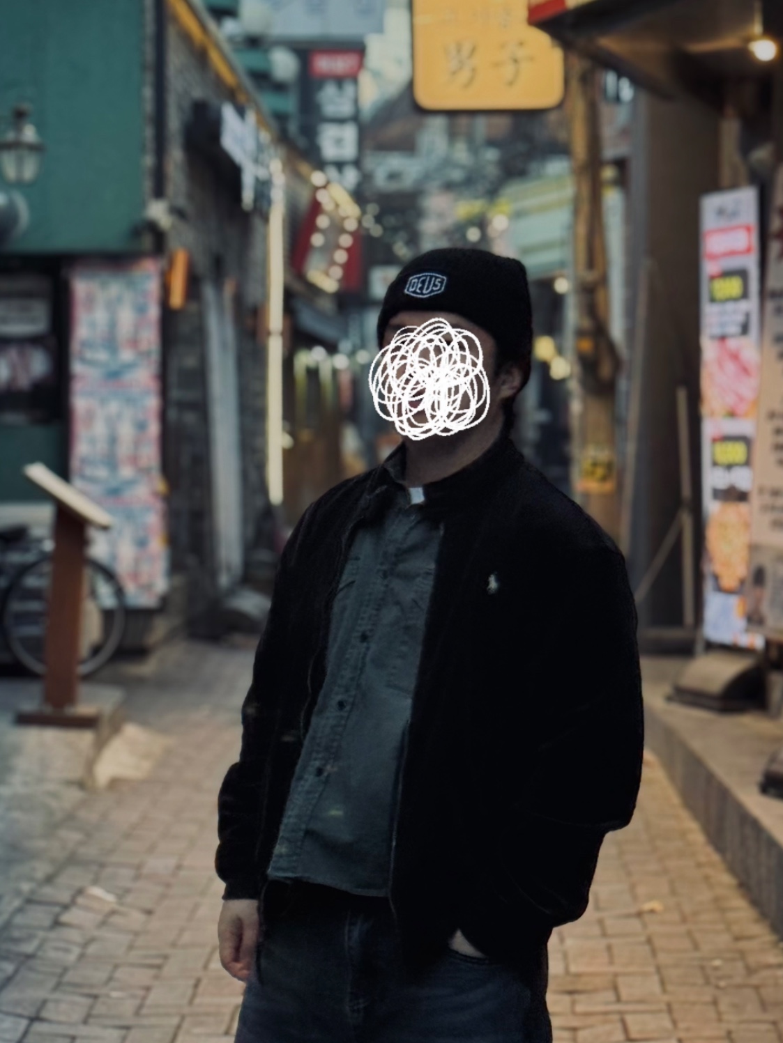 Deus Ex Machina Shield Beanie Black 착용 스타일