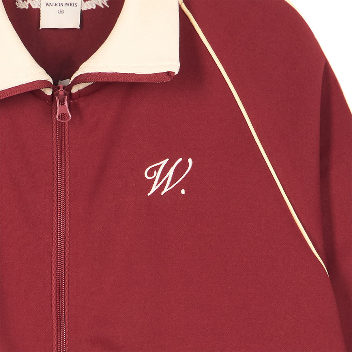 워크 인 파리 시그니처 버건디 트랙수트 자켓 루주 - 26SS(Walk In Paris Signature Burgundy Tracksuit Jacket Rouge - 26SS) - 5