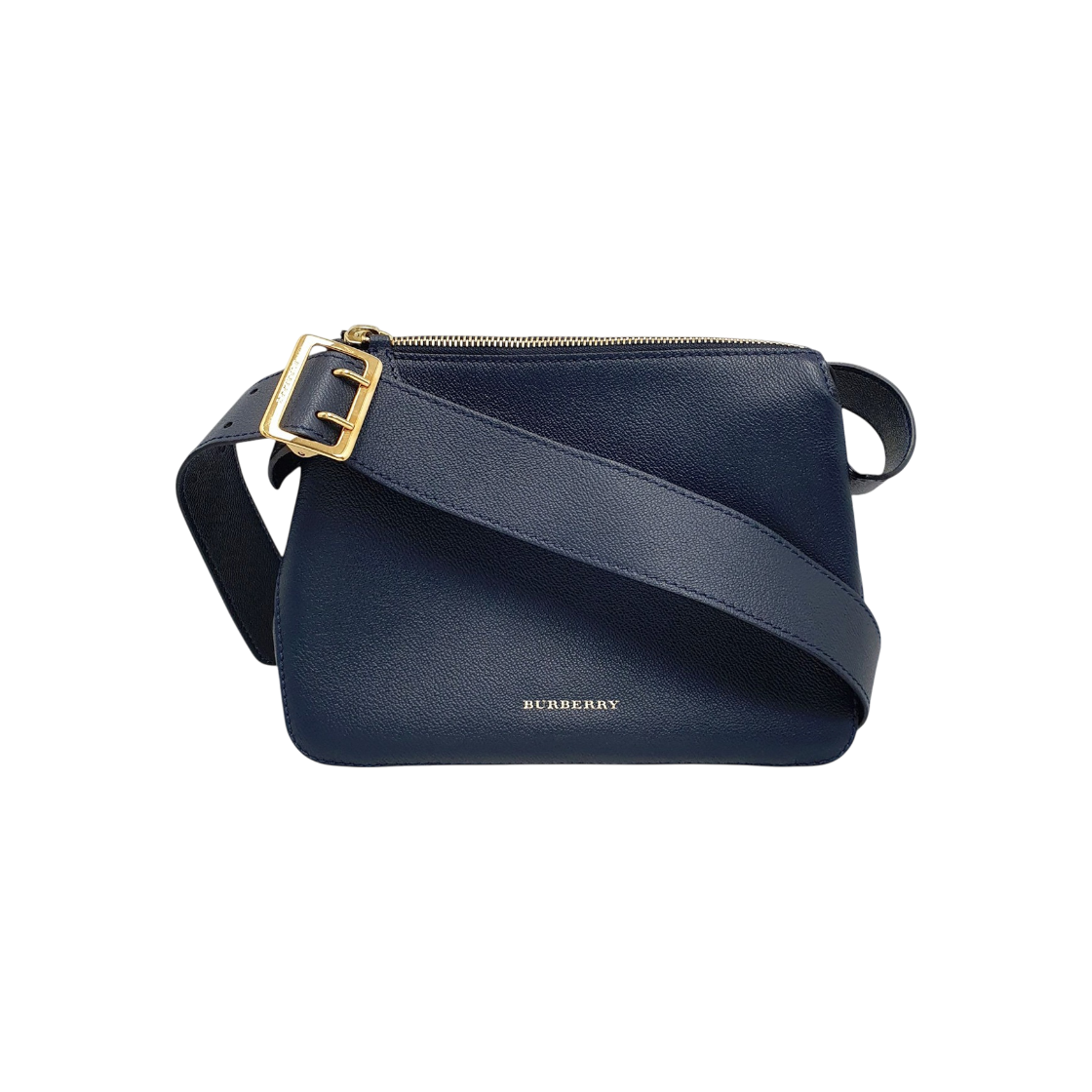 ITULI5RCUSC8 Burberry Hamsley Small Crossbody Bag in Navy