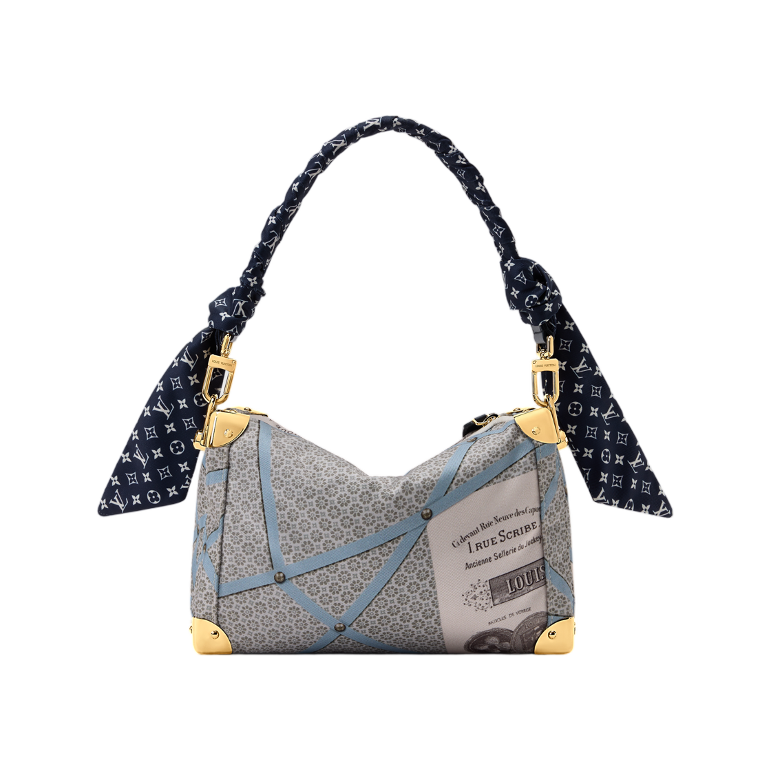 루이비통 사이드 트렁크 MM 베이지 블루(Louis Vuitton Side Trunk MM Beige Blue) - 3