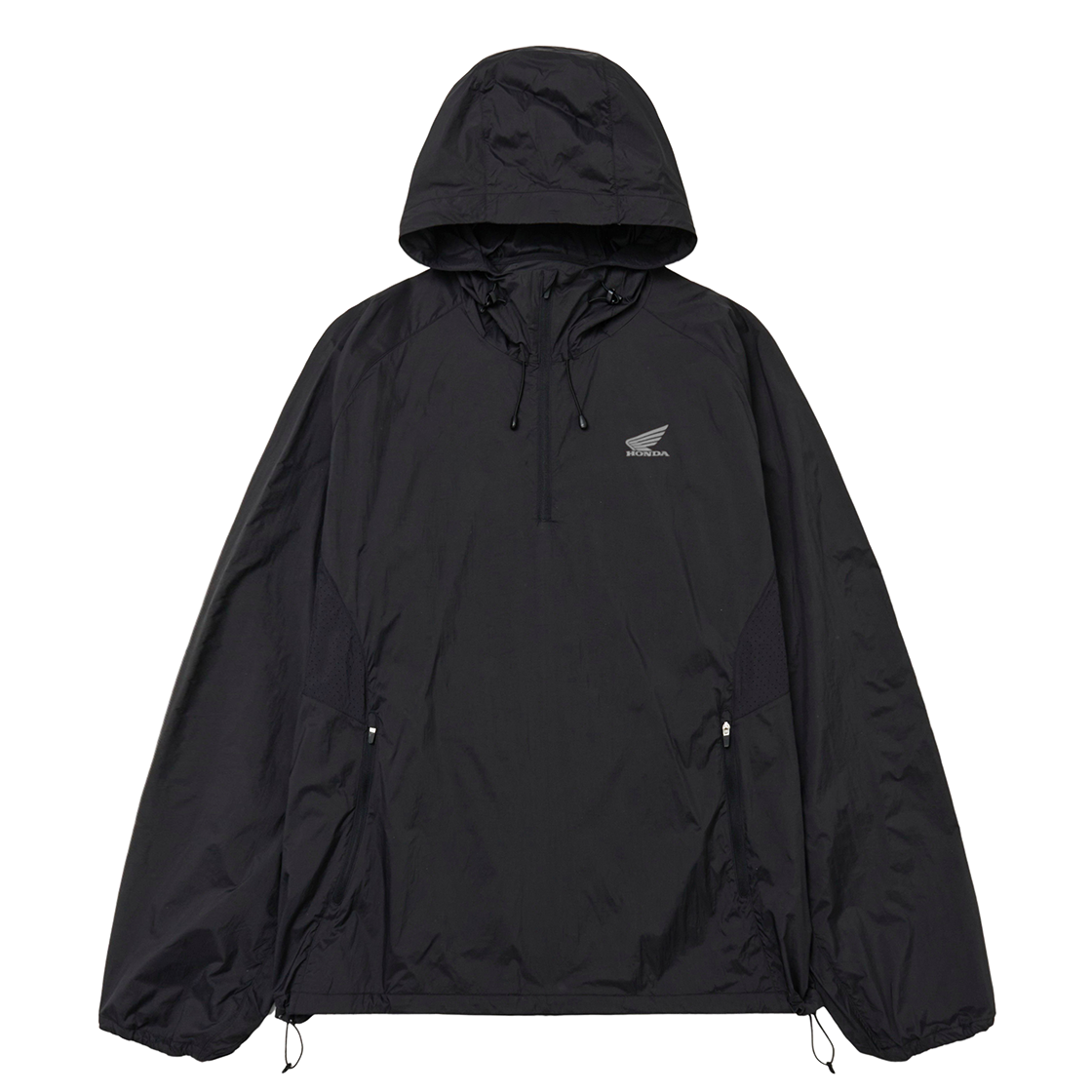 혼다 스피드 런 나일론 패커블 아노락 블랙(Honda Speed Run Nylon Packable Anorak Black)