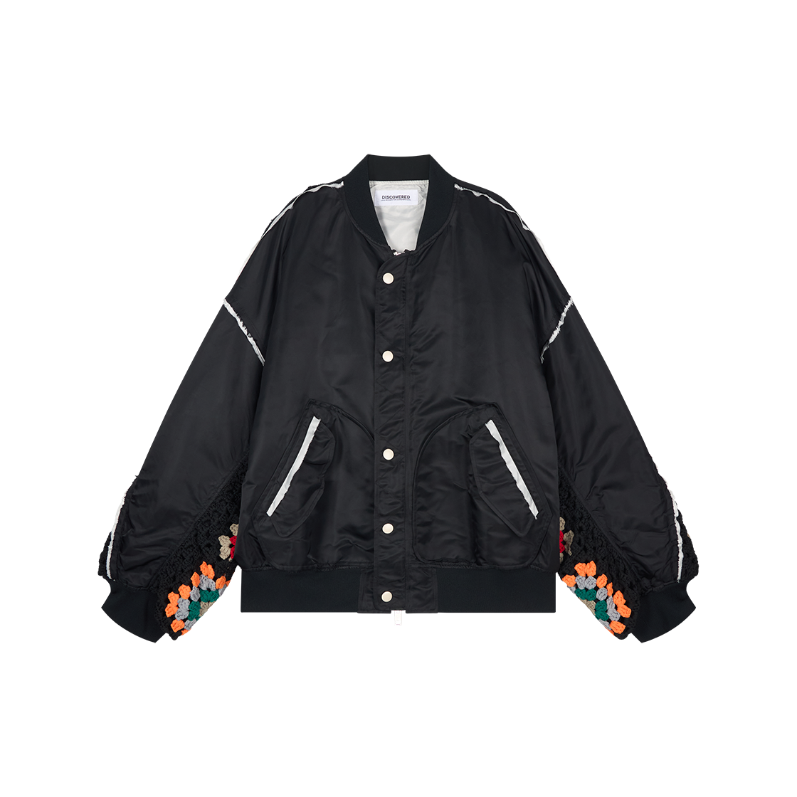 디스커버드 크로셰 슬리브 라이트 MA-1 블랙 - 26SS(DISCOVERED Crochet Sleeve Lite MA-1 Black - 26SS)