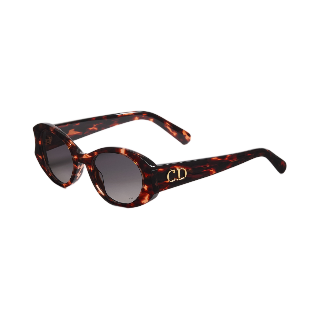 (W) 디올글로우 B3I 톨토이즈쉘 이펙트 버터플라이 선글라스 브라운((W) Diorglow B3I Tortoiseshell Effect Butterfly Sunglasses Brown) - 2