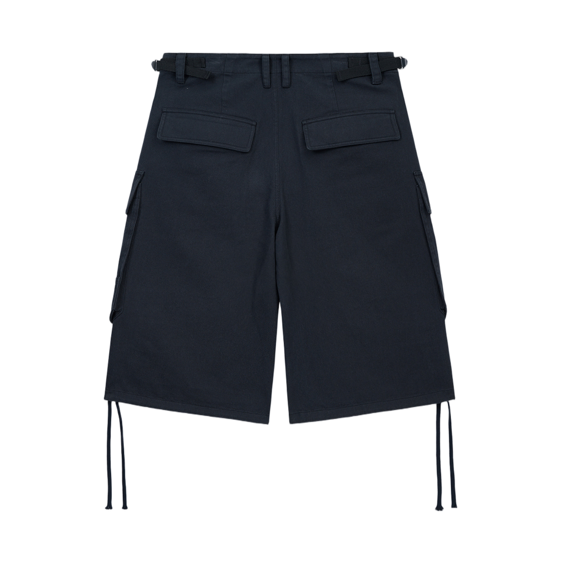 (W) 마뗑킴 유틸리티 카고 버뮤다 팬츠 네이비((W) Matin Kim Utility Cargo Bermuda Pants In Navy) - 2