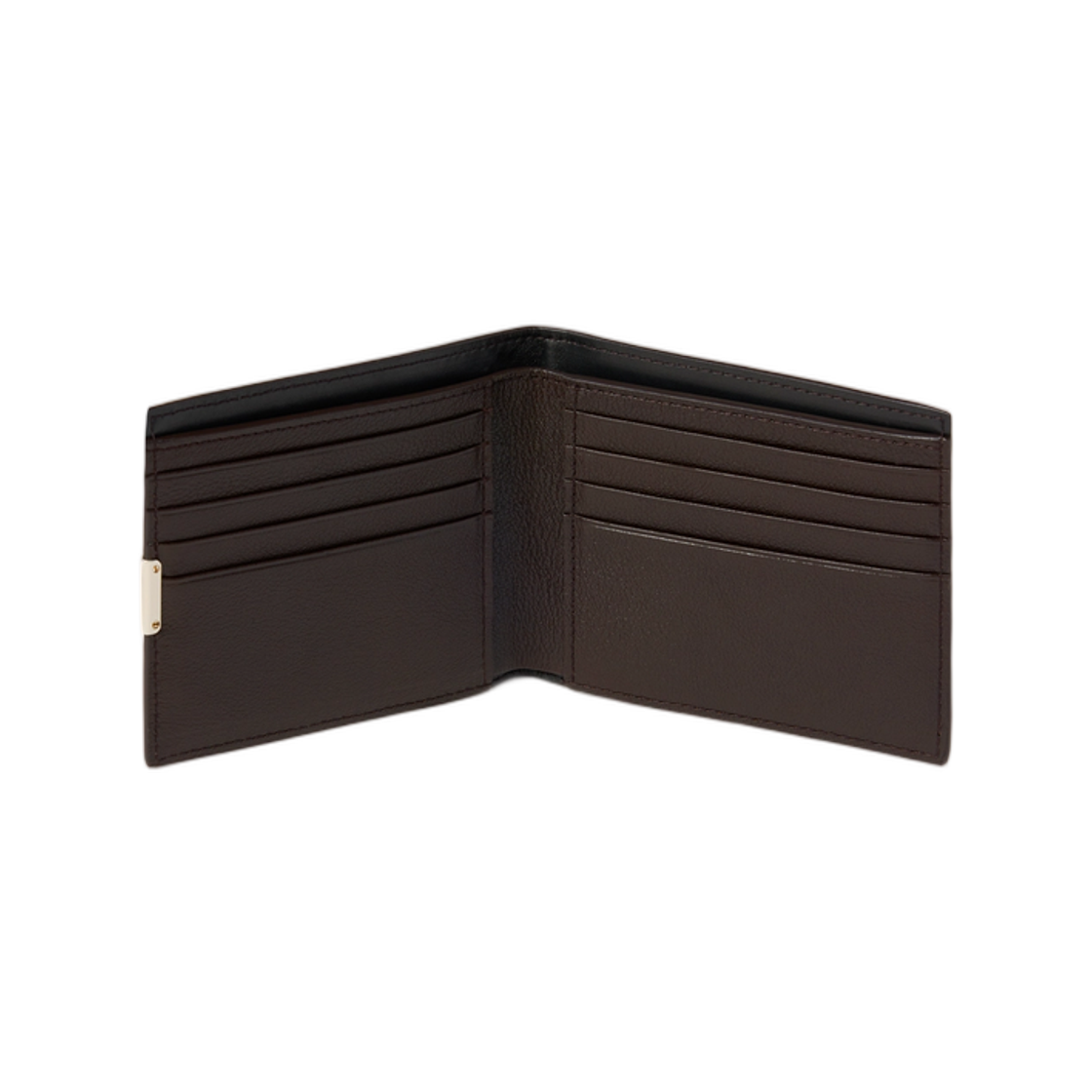 르메르 소프트 탭 스터드 닷 바이폴드 월렛 레더 다크 초콜릿(Lemaire Soft Tab Studs Dots Bifold Wallet in Leather Dark Chocolate) - 2