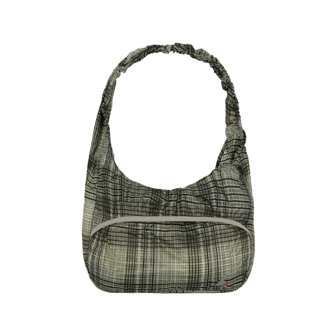 로아 라키 패커블 노트 백 블랙 그린(ROA Laki Packable Knot Bag Black Green)