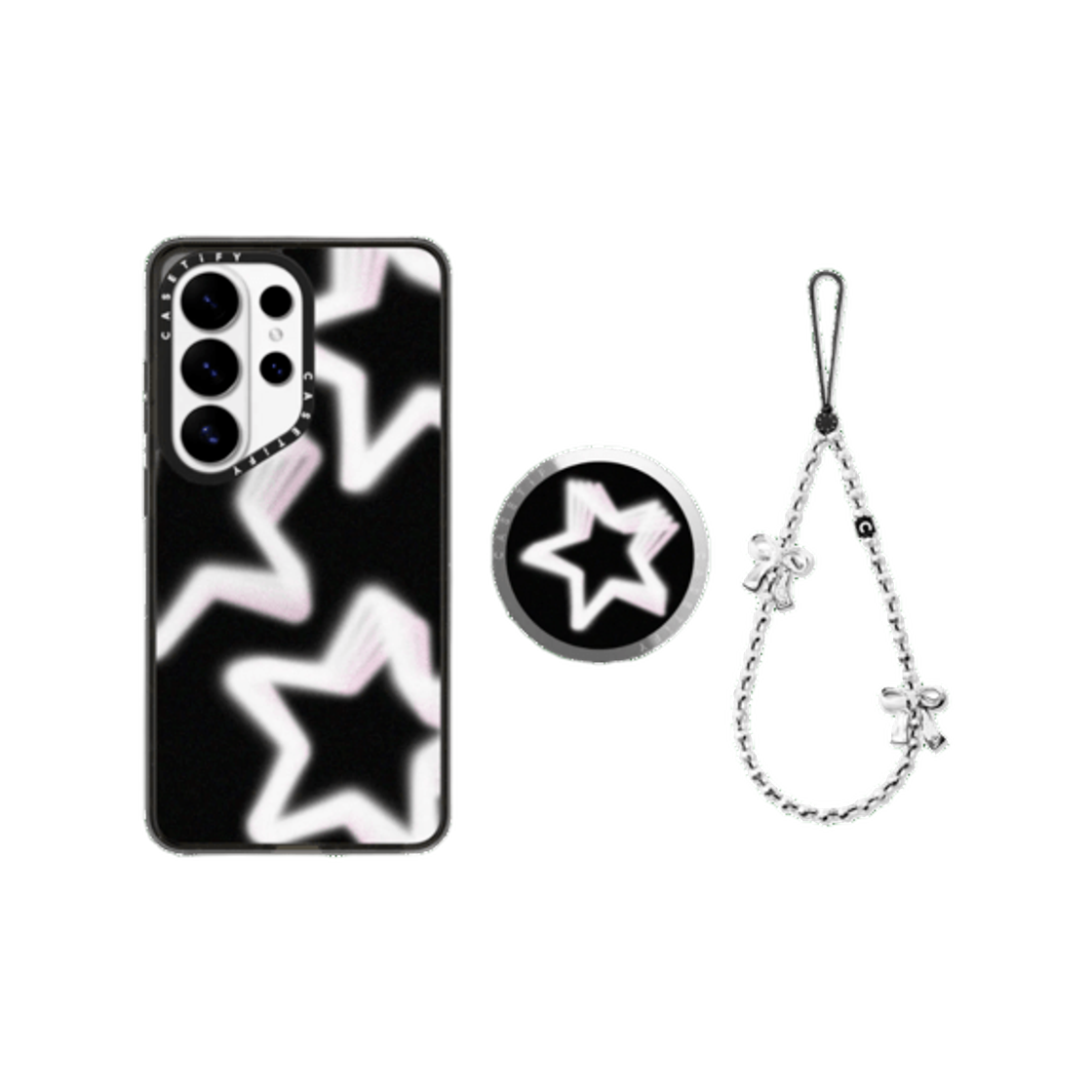 케이스티파이 x 아일릿 원희 풀 룩 트리오 갈락틱 스타 (3개 세트)(Casetify x Illit Wonhee Full Look Trio Galactic Star (Set of 3)) - 1