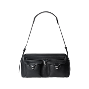 Lemaire Soft Gear Bag in Leather Black