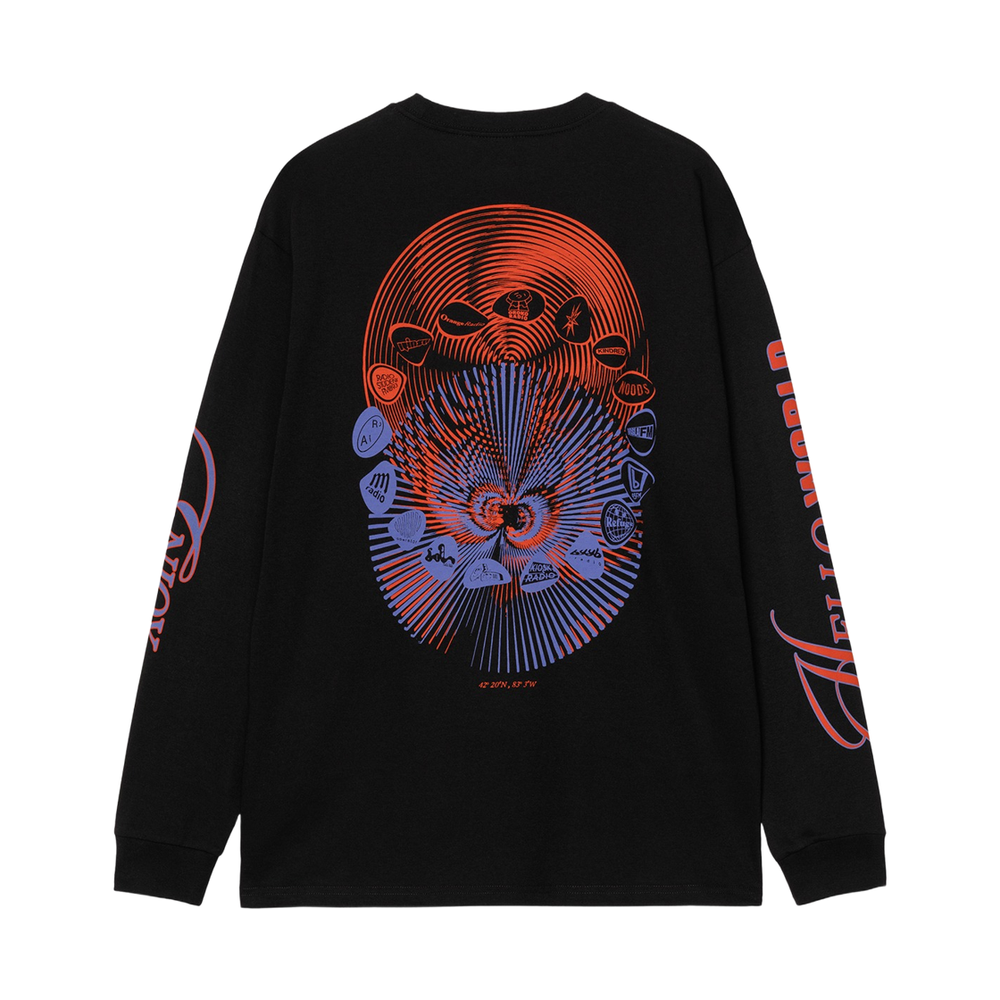 칼하트 WIP x 오디오 아카이브스 롱슬리브 티셔츠 블랙(Carhartt WIP x Audio Archives Long Sleeve T-Shirt Black) - 2