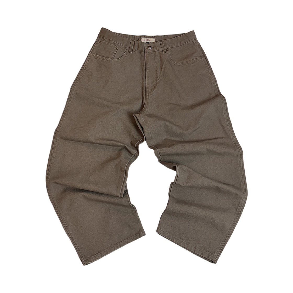 아오이로 더 데스 오프 크롬 워크 팬츠 워시드 브라운 레드(Aoiro The Death Of Chrome Work Pants Washed Brown Red)