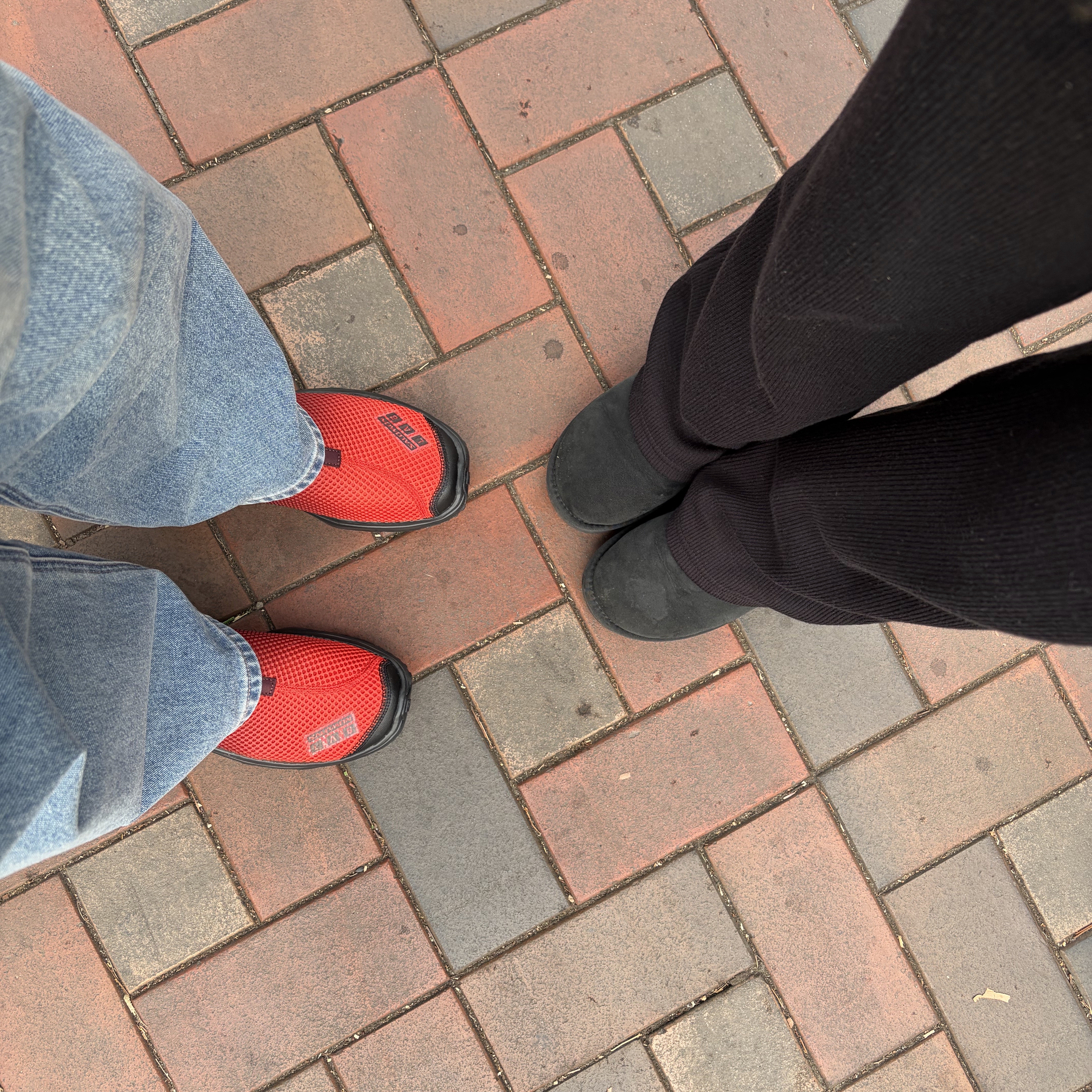 Salomon RX MOC 3.0 Red Risk Red 착용 스타일 - 2