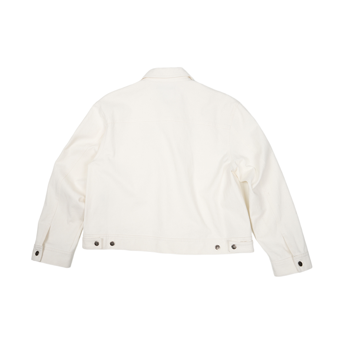 이티씨이 베이스 크롭 더블 플랩 트러커 화이트(ETCE Base Crop Double Flap Trucker White) - 2