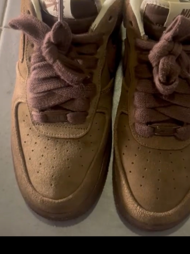 (W) Nike Air Force 1 '07 Cacao Wow 착용 스타일 - 2