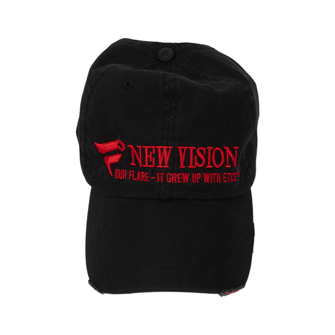 이티씨이 뉴 비젼 디스트로이드 워시드 캡 레드(ETCE New Vision Destroyed Washed Cap Red)