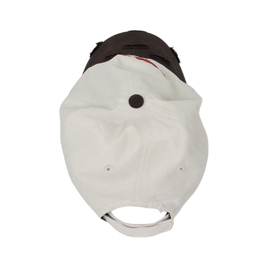 이티씨이 보이 후드 디스트로이드 캡 화이트(ETCE Boy Hood Destroyed Cap White) - 2