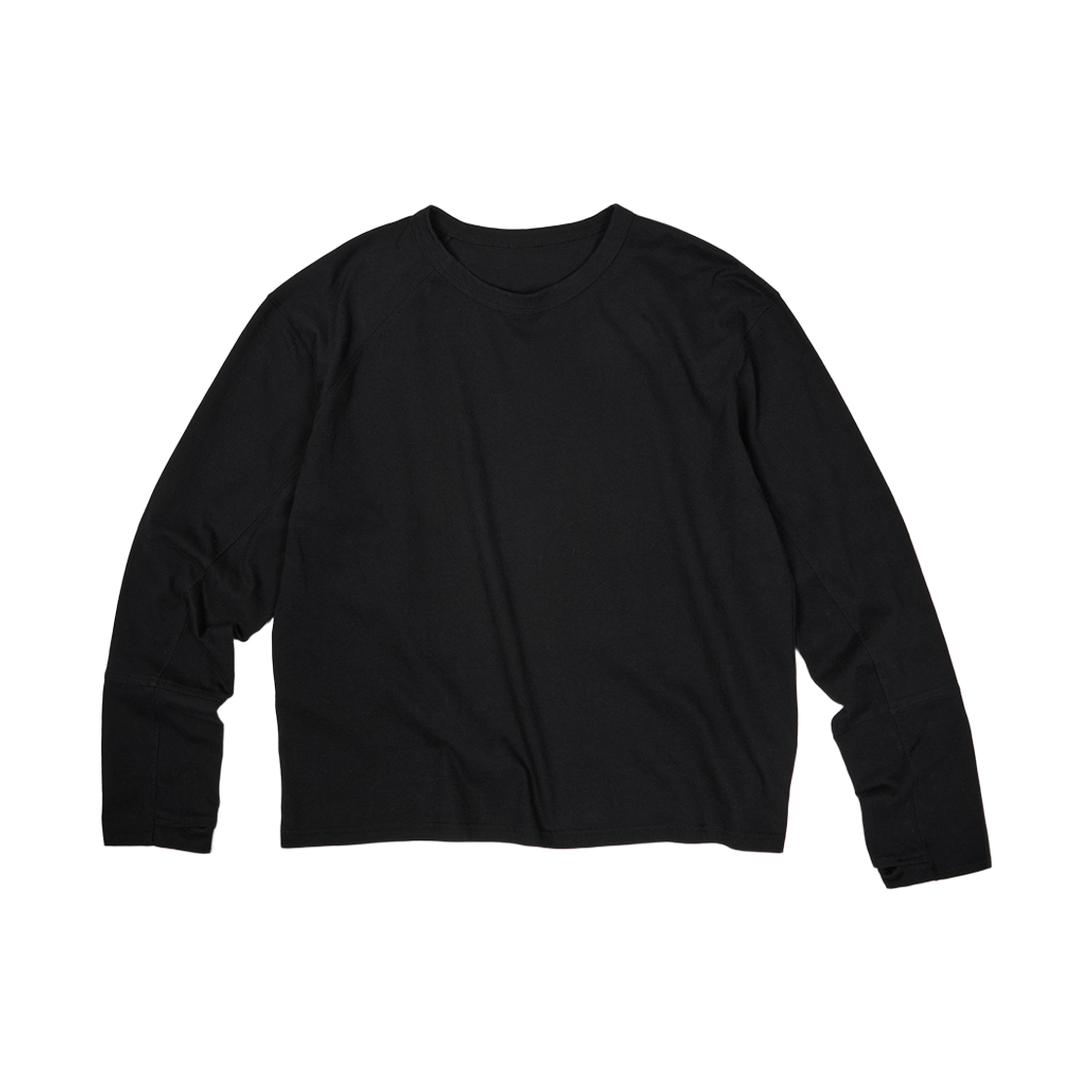 이티씨이 베이스 사이드 패널 롱 슬리브 블랙(ETCE Base Side Panel Long Sleeve Black)