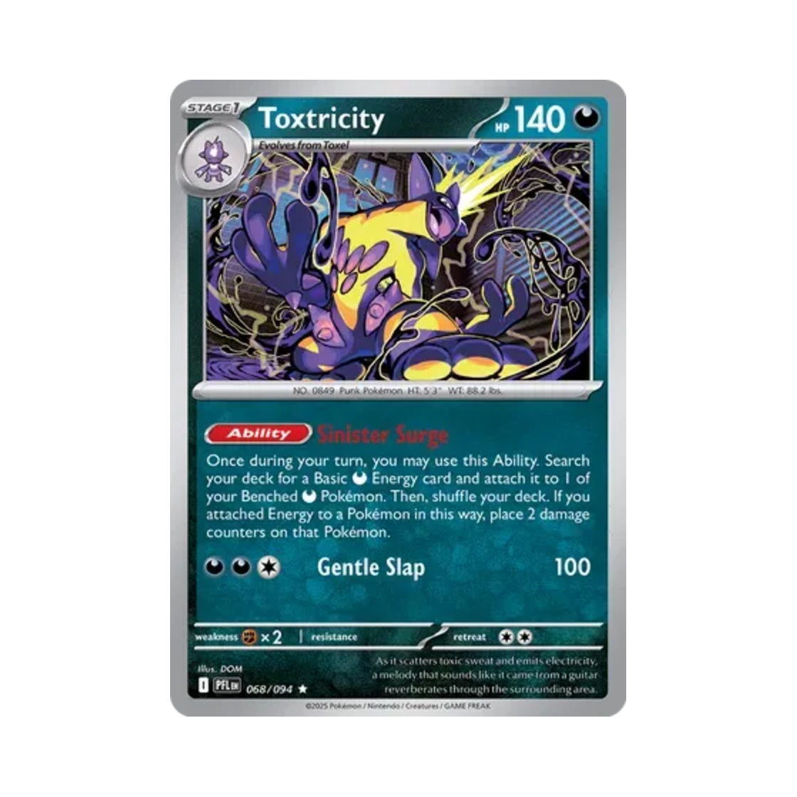 포켓몬 TCG 스트린더 R 판타스말 플레임즈 (영문판)(Pokemon TCG Toxtricity R Phantasmal Flames (English Ver.)) - 1