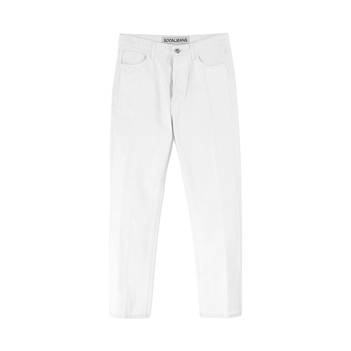 순진 호랑지 캔톤 스트레이트 레그 팬츠 화이트(SOONJEANS Horangee Canton Straight Leg Pants White)