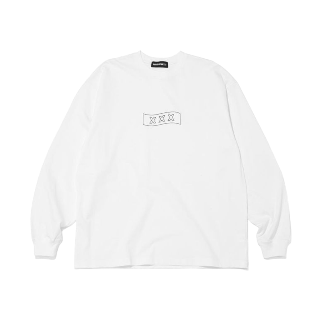 GX-A26-LT-03 White R&Co. GodselectionXXX Long Sleeve T-Shirt White