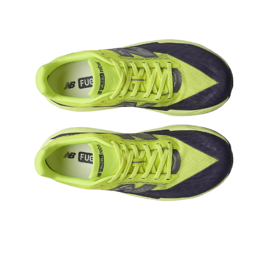 뉴발란스 퓨어셀 레벨 v5 알칼리 그린 다크 실버 메탈릭 - 2E 와이드(New Balance FuelCell Rebel v5 Alkaline Green Dark Silver Metallic - 2E Wide) - 2