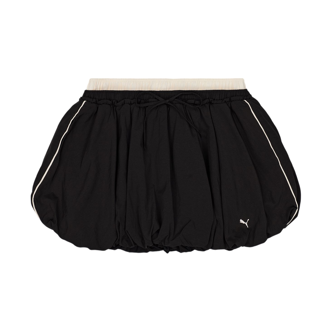 (W) 푸마 x 무신사 T7 벌룬 미니 스커트 블랙((W) Puma x Musinsa T7 Balloon Mini Skirt Black) - 1