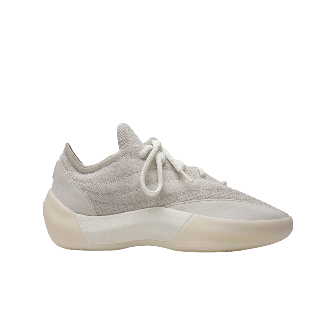 아디다스 x 피어 오브 갓 애슬레틱스 III 베스킷볼 로우 원더 알루미늄 클라우드 화이트