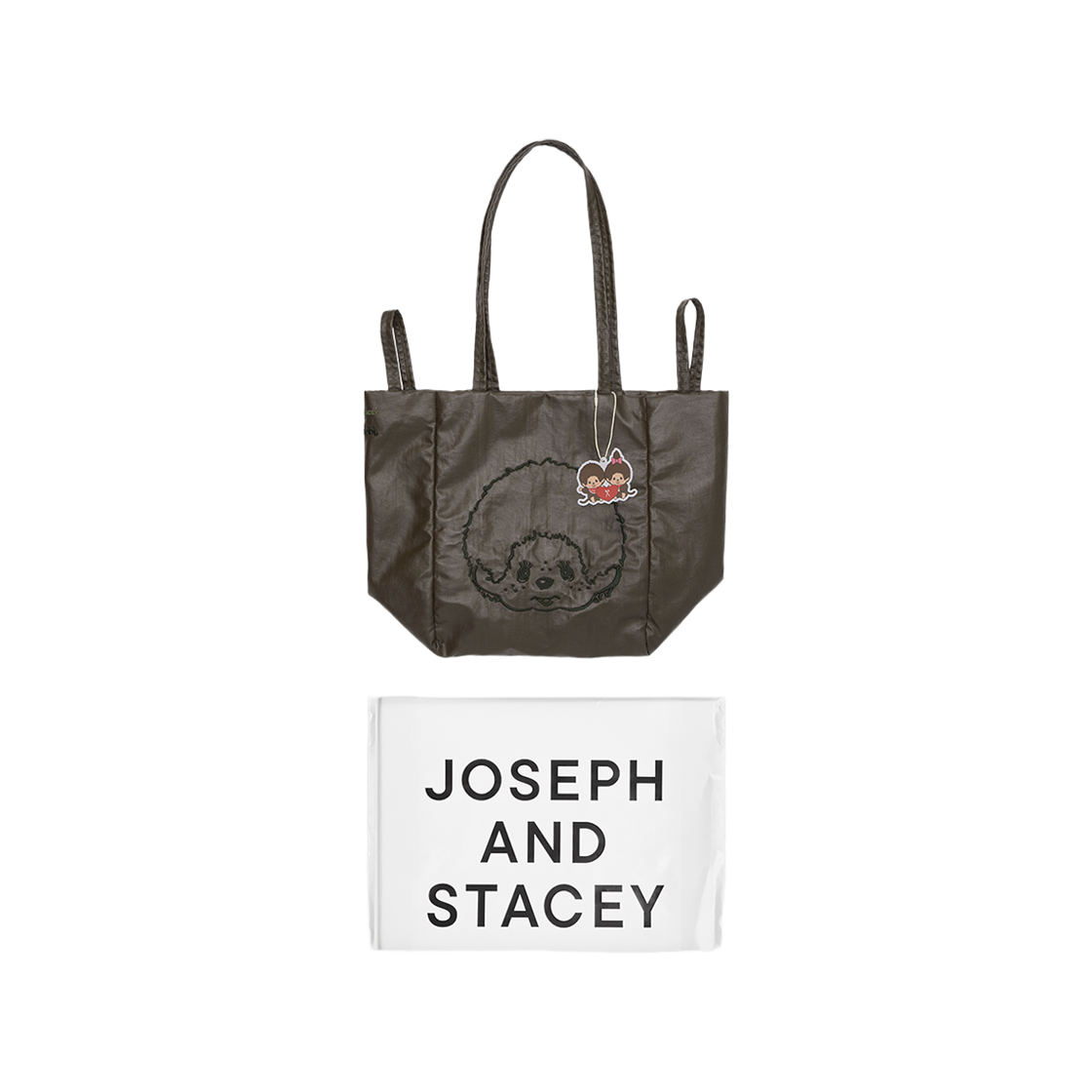 [KREAM 단독][사은품증정] 조셉앤스테이시 리버시블 토트백 몬치치 보이 카키([KREAM 단독][사은품증정] JOSEPH&STACEY Reversible Tote Bag Monchhichi Boy Khaki) - 3