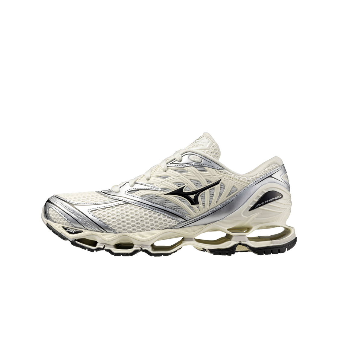 미즈노 우먼 웨이브 프로페시 LS 프리스틴 블랙 실버 - 26SS(Mizuno Women Wave Prophecy LS Pristine Black Silver - 26SS) - 3