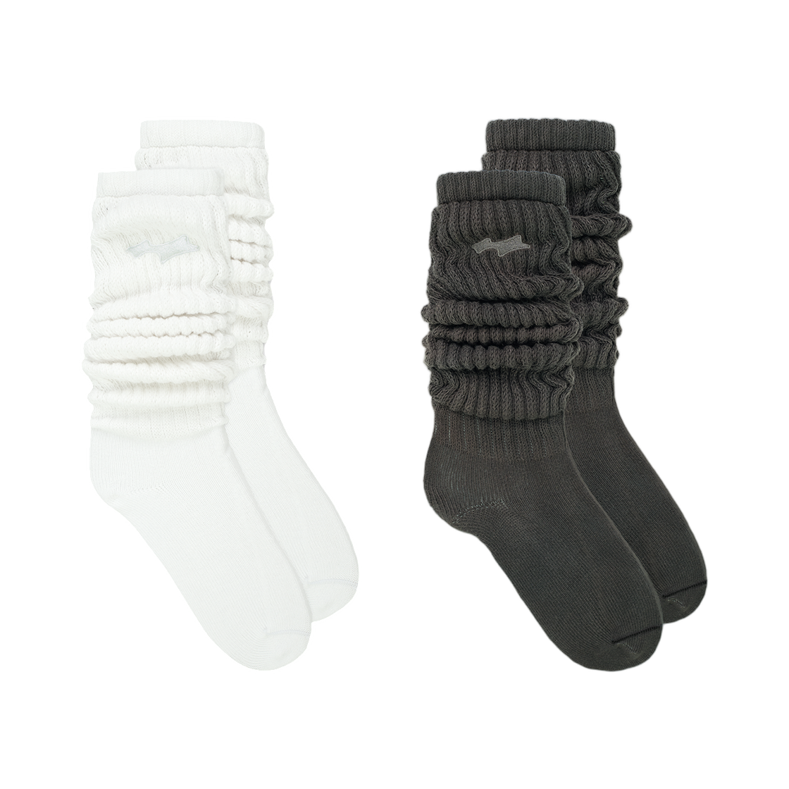 스카이라크 슬라우치 삭스 고스트 케이브 (2개 세트)(SKYLRK Slouch Socks Ghost Cave (Set of 2))