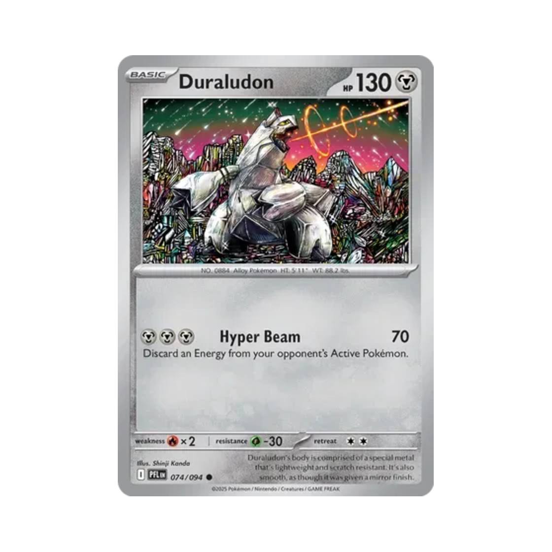 포켓몬 TCG 두랄루돈 C 판타스말 플레임즈 (영문판)(Pokemon TCG Duraludon C Phantasmal Flames (English Ver.)) - 1
