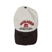 ETCE Boy Hood Destroyed Cap White
