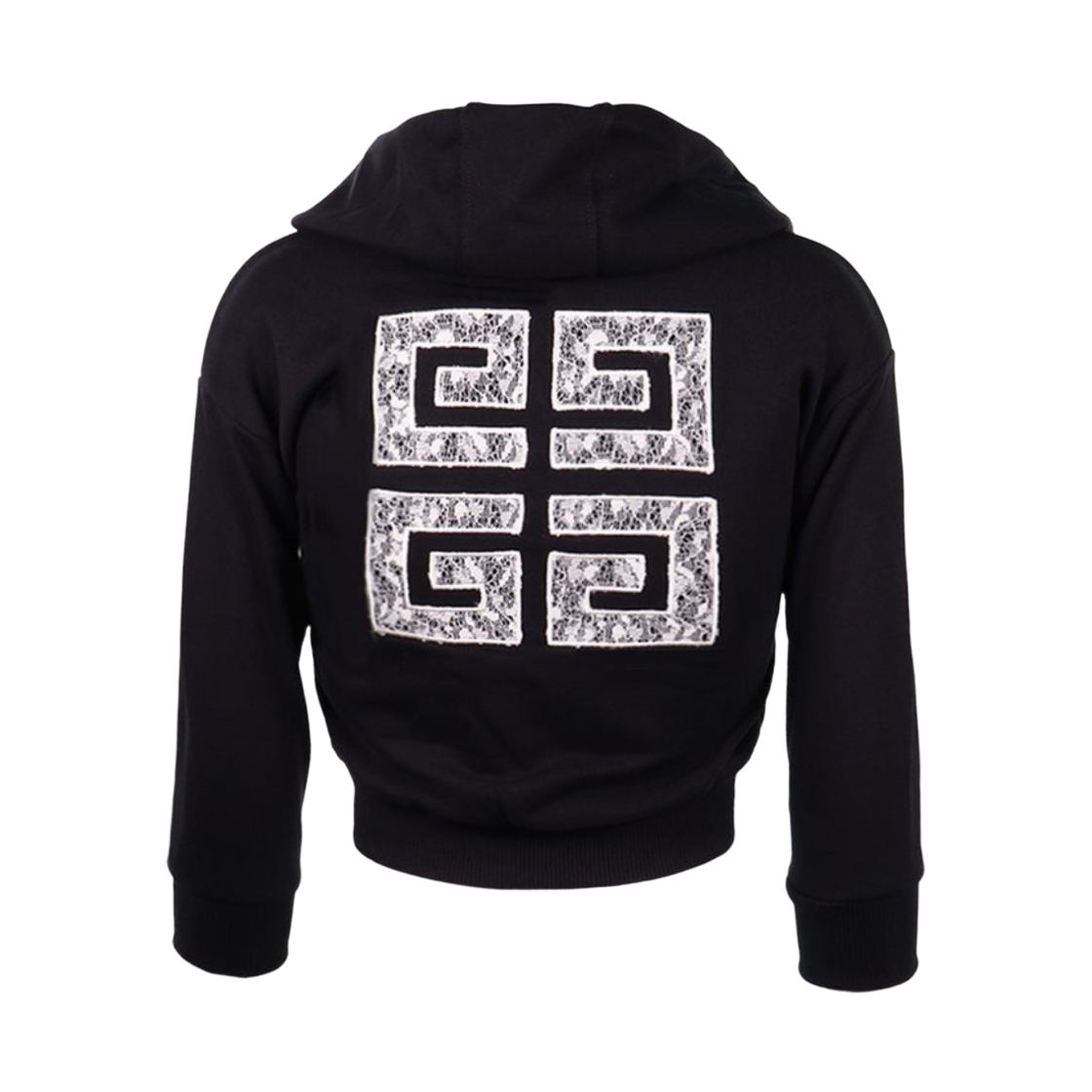 (키즈) 지방시 4G 코튼 후드 집업 블랙((Kids) Givenchy 4G Cotton Hoodie Zip Up Black) - 2