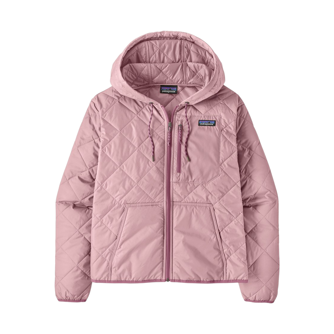 (W) 파타고니아 다이아몬드 퀼티드 봄버 후디 콰이엇 바이올렛((W) Patagonia Diamond Quilted Bomber Hoody Quiet Violet) - 1
