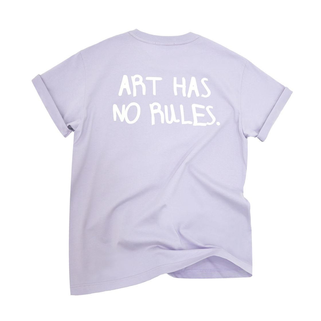 누이비 백 로고 티셔츠 바이올렛(Nueevy Back Logo T-Shirt Violet)