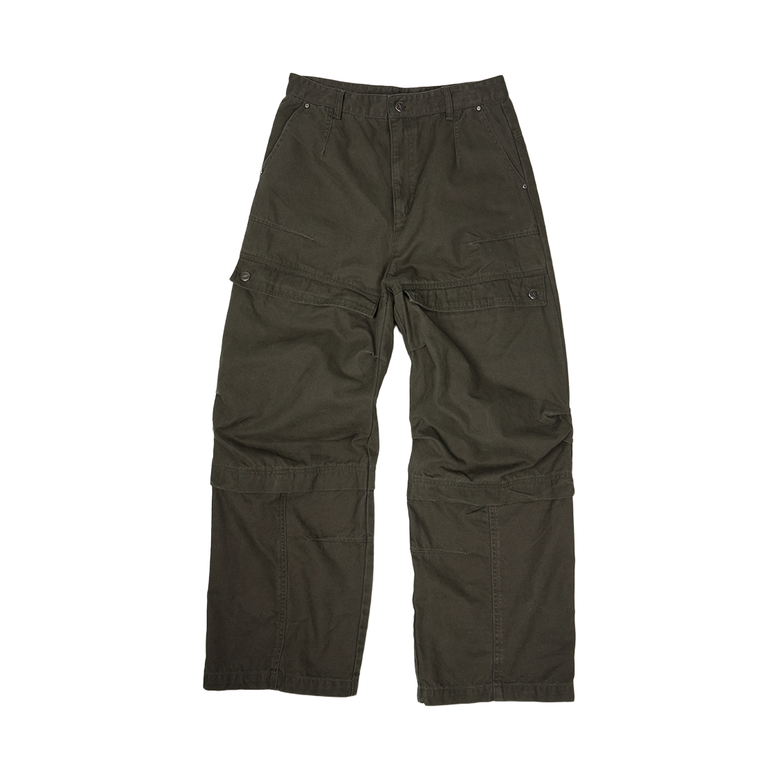 이티씨이 6 포켓 배틀 카고 팬츠 카키(ETCE 6P Battle Cargo Pants Khaki)