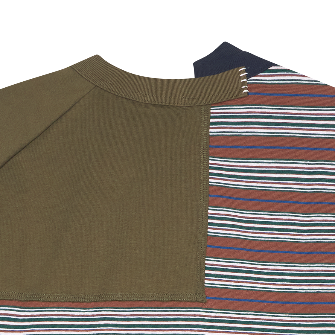 컬러비콘 26SBM-T03233 풀오버 그린 브라운 - 26SS(Kolor Beacon 26SBM-T03233 Pullover Green Brown - 26SS) - 4