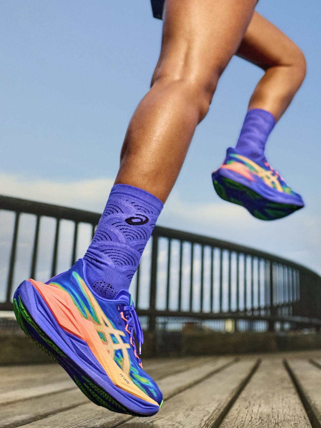 Asics Superblast 3 Cobalt Burst Light Orange, Asics Superblast 3 Seashell Sun Coral 착용 스타일 - 3
