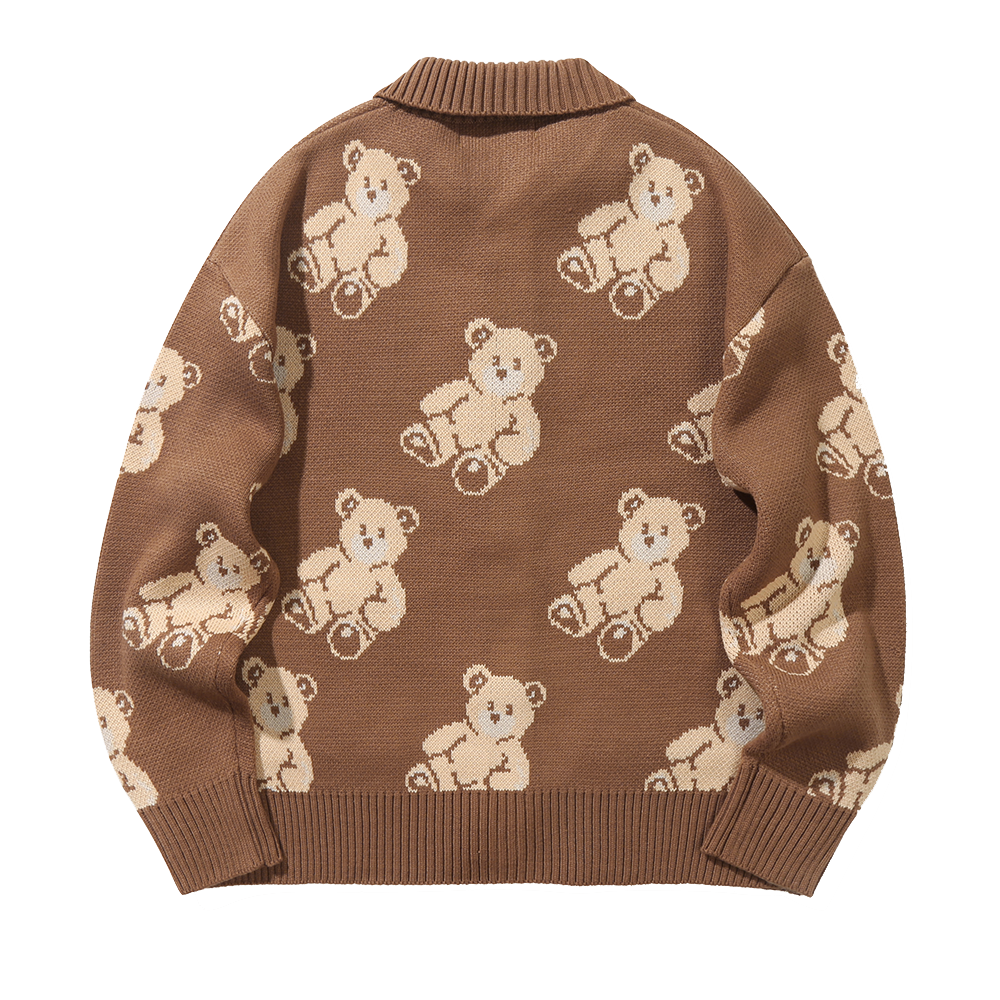 메인부스 테디베어 가디건 코코아(MAINBOOTH Teddy Bear Cardigan Cocoa) - 2