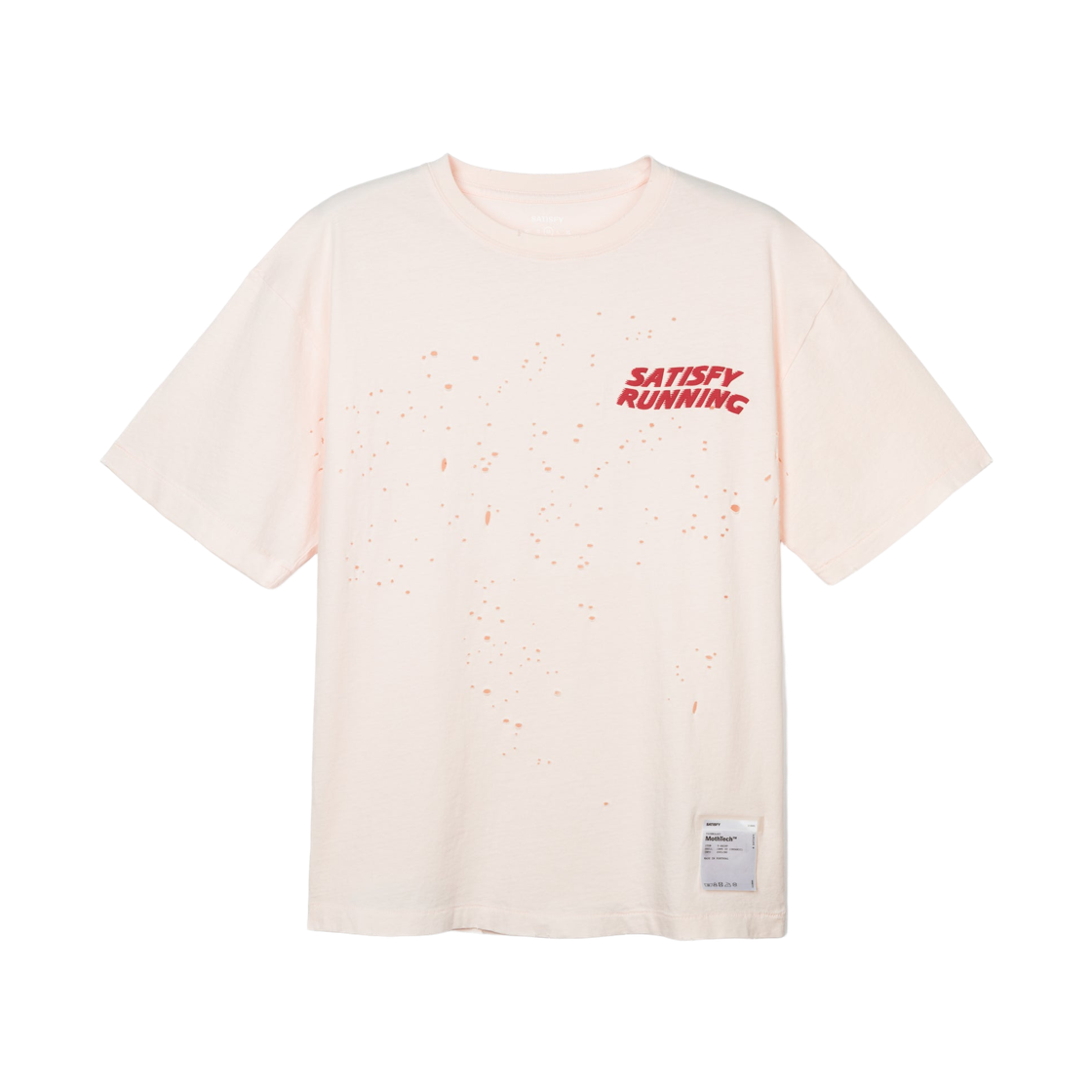 새티스파이 모스테크 티셔츠 썬 블리치드 로즈워터(Satisfy MothTech T-Shirt Sun Bleached Rosewater)