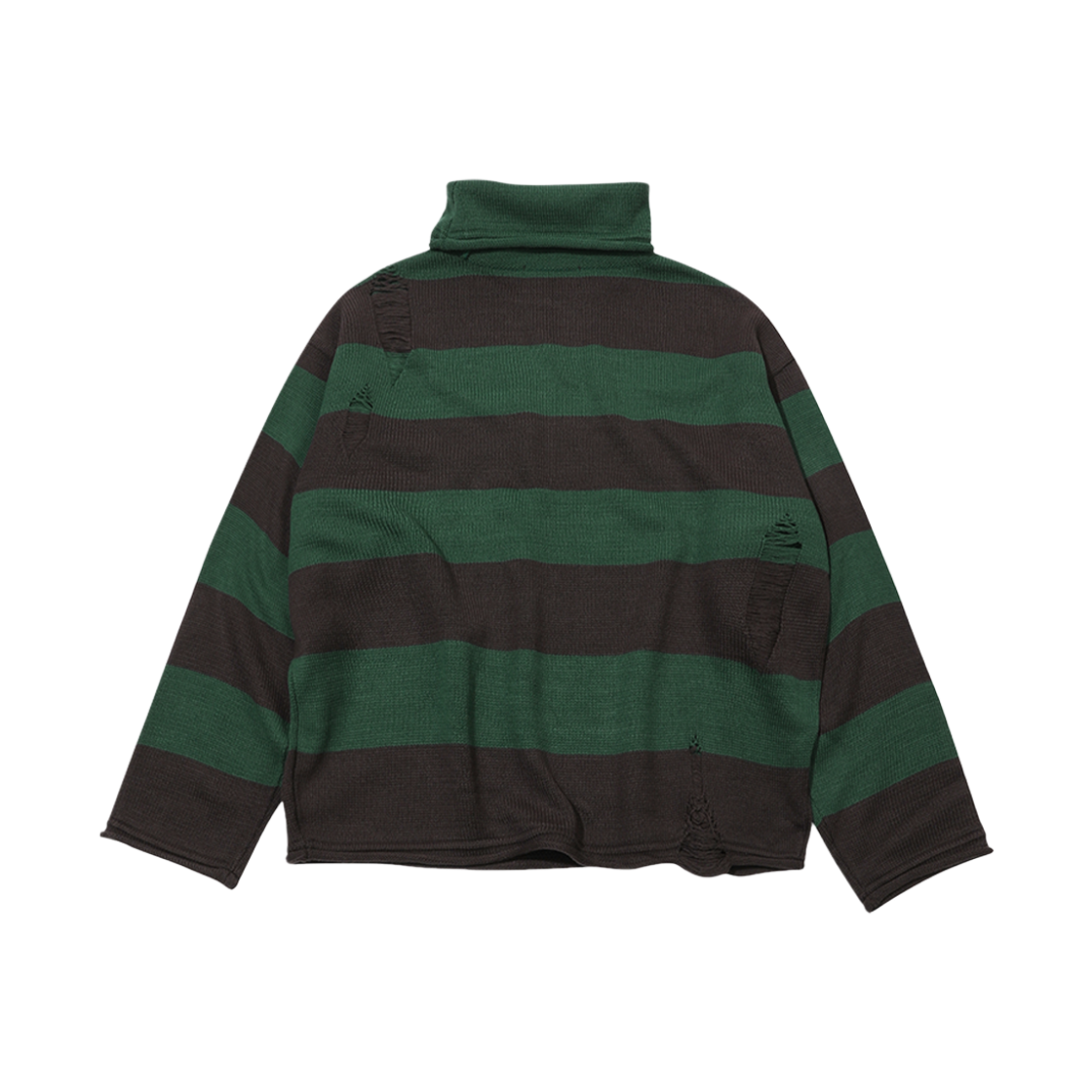메인부스 프리 스테인스 데미지 스웨터 그린(MAINBOOTH Free Stains Damage Sweater Green) - 2