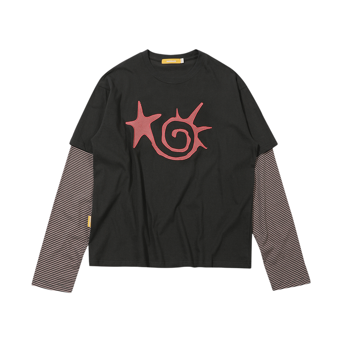 MBBEF2LTU06CH MAINBOOTH Maniac T-shirt Charcoal